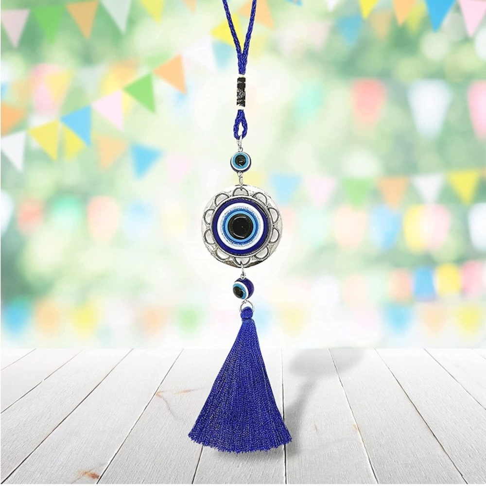 Evil Eye Rear View Mirror Hanging Pendant Accessory